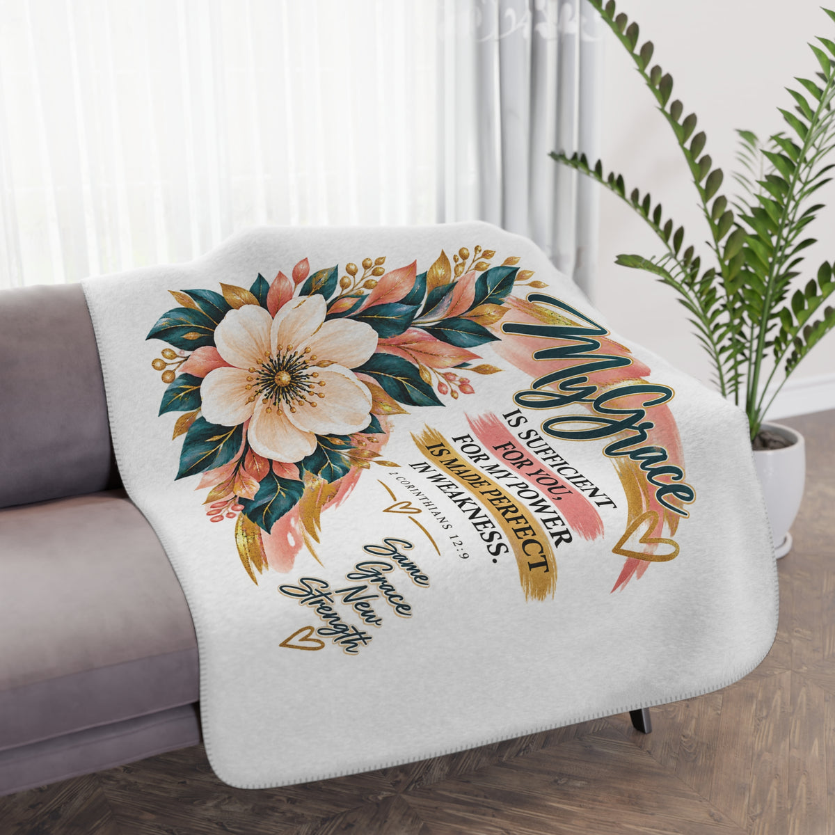 2 Corinthians 12:9 Blanket