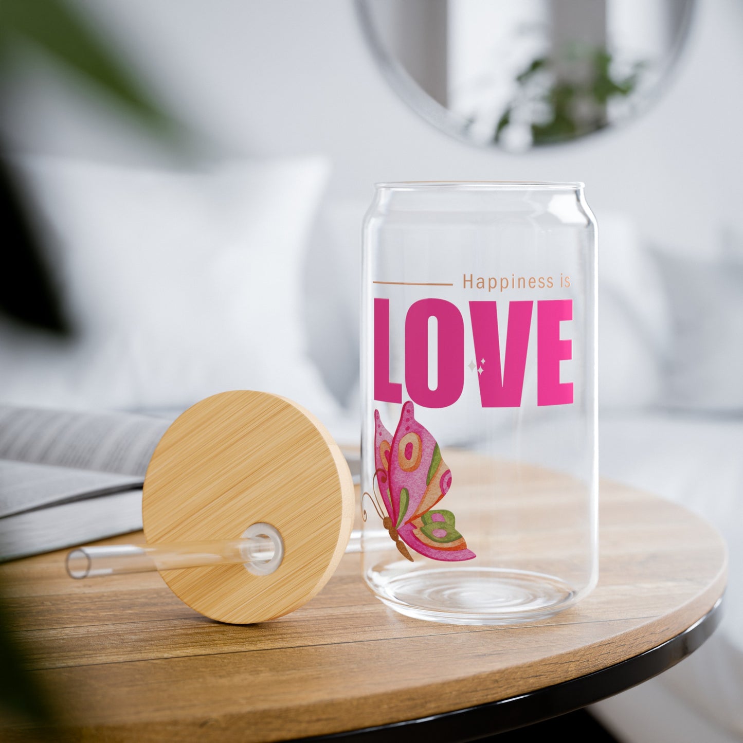 Love Sipper Glass, 16oz