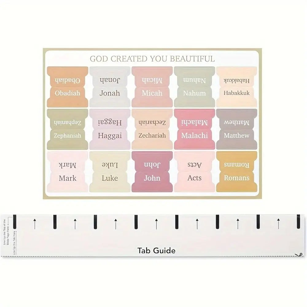 5 sheet/set Sticky Notes Bible Index Tabs Stickers